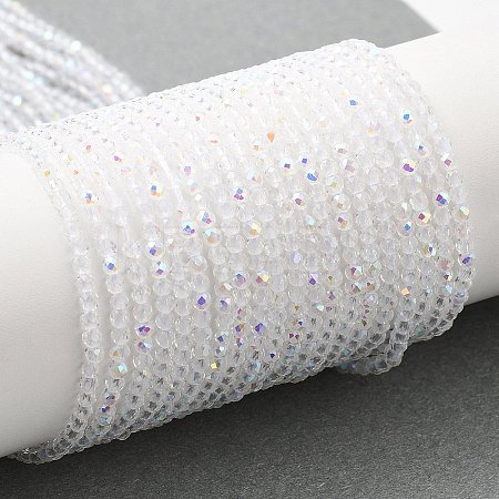 Electroplate Glass Beads Strands LS-GLAA-H021-01A-AB01-1