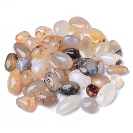 Natural Agate Imitation Pebble Ornament PW-WG8720F-20-1