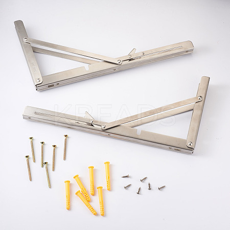 304 Stianless Steel Folding Shelf Brackets SW-TAC0001-14P-1