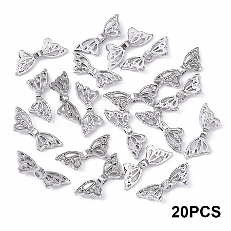 20Pcs Rack Plating Alloy Beads FIND-YW0008-15P-1