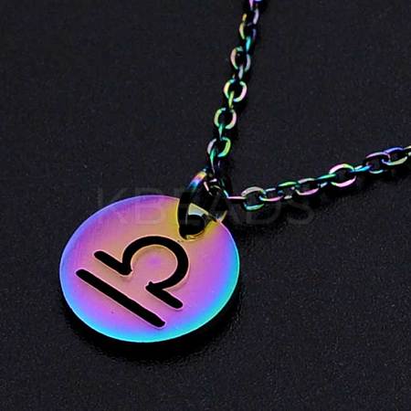 201 Stainless Steel Pendants Necklaces NJEW-S105-JN627-7-1