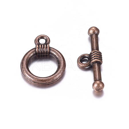 Tibetan Style Alloy Toggle Clasps LS-X-RLF0034Y-NF-1