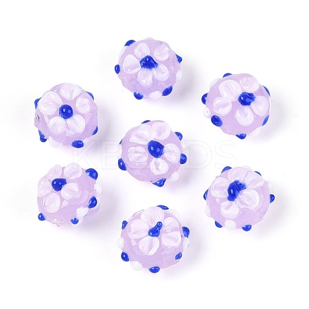 Handmade Lampwork Beads LAMP-N028-23B-1