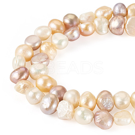 1 Strand Natural Cultured Freshwater Pearl Beads Strands PEAR-TA0001-17-1