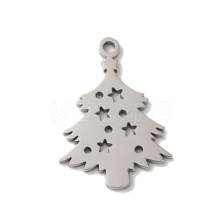 Non-Tarnish 5Pcs Christmas 201 Stainless Steel Pendants STAS-Z068-01P-01-1