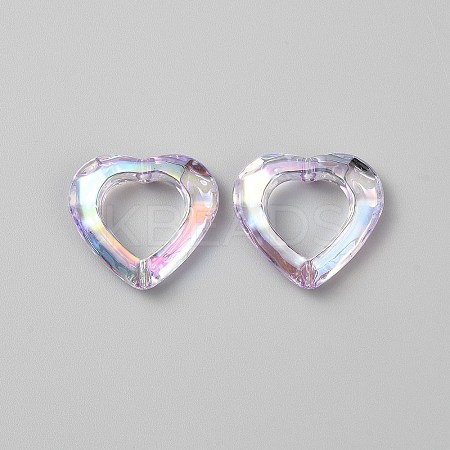 Plating Acrylic Beads LS-MACR-WH0010-20A-04-1