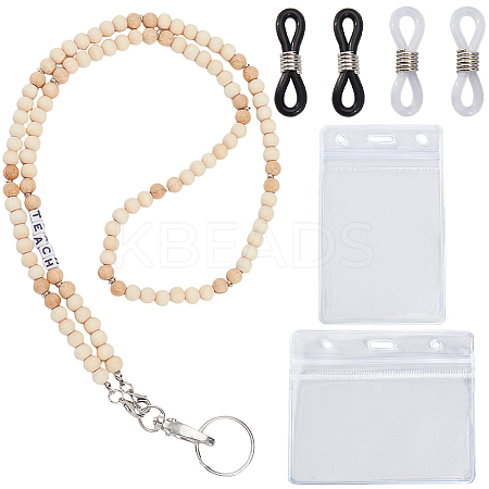 PVC Plastic Card Holders AJEW-WH20010-38B-1