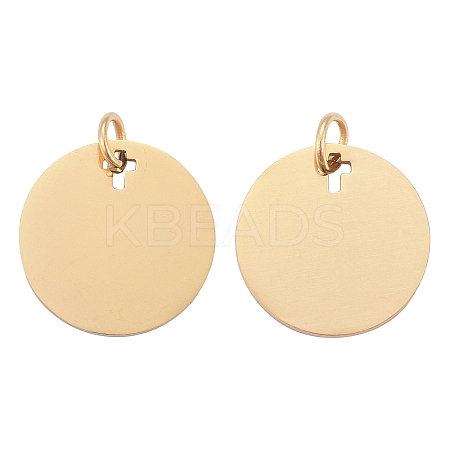 Ion Plating(IP) 304 Stainless Steel Pendants STAS-I311-21G-1