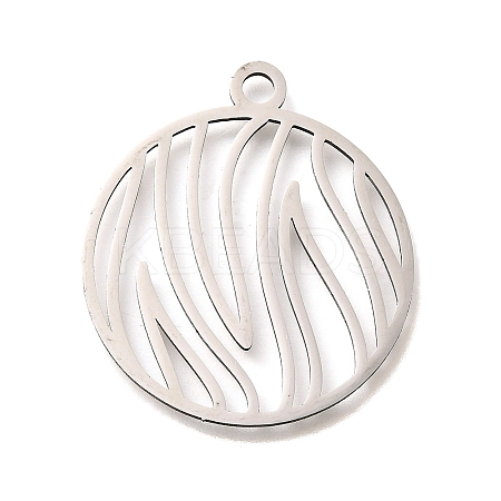 201 Stainless Steel Pendants STAS-B083-23P-1