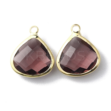 Alloy Glass Pendants GLAA-WH0036-14B-1
