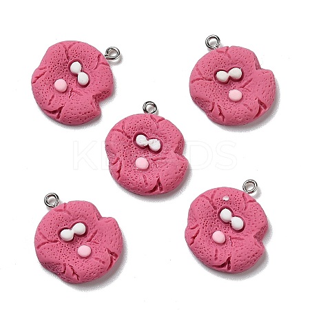 Opaque Resin Pendants LS-RESI-D055-063P-1