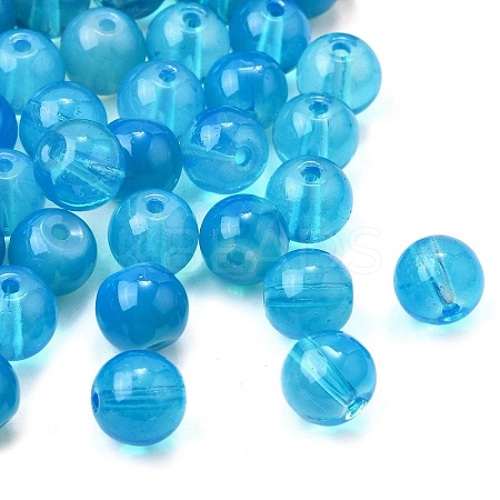 Baking Paint Glass Beads DGLA-XCP0001-27-1