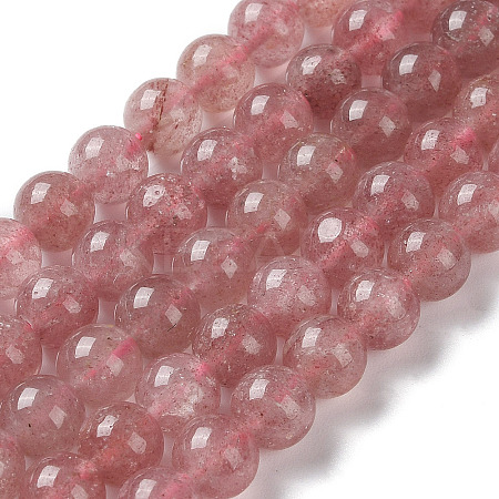 Natural Strawberry Quartz Beads Strands G-R435-03-A01-1