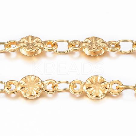 Ion Plating(IP) 304 Stainless Steel Link Chains CHS-H009-21G-1
