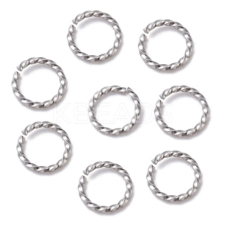 Non-Tarnish 304 Stainless Steel Open Jump Rings LS-X-STAS-F191-12P-D-1