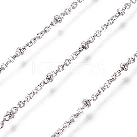 304 Stainless Steel Cable Chains CHS-E018-07P-1