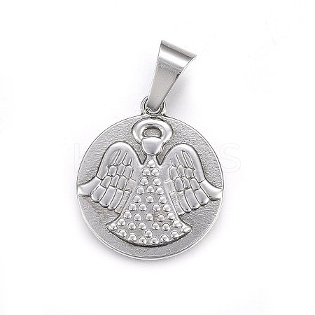 Non-Tarnish 304 Stainless Steel Pendants LS-STAS-P211-23P-1