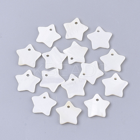 Freshwater Shell Pendants LS-X-SHEL-S276-60B-1