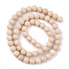 Natural Fossil Beads Strands G-E110-6mm-2-6