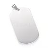 Tarnish Resistant 304 Stainless Steel Stamping Blank Tag Pendants STAS-R090-34-2