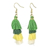Colorful Tassel Pendants Dangle Earrings for Women EJEW-JE06107-1