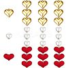 30Pcs 3 Style Heart Pendants FIND-FH0003-50-1