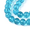Transparent Glass Bead Strands GLAA-R095-12mm-23-3