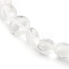 Natural Quartz Crystal Beaded Stretch Bracelets for Kids BJEW-JB06250-09-4