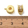Column Brass Micro Pave Cubic Zirconia Tube Bails LS-KK-C072-05B-G-2