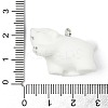Flocky Opaque Resin Pendants RESI-G105-06C-3