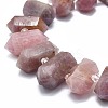 Natural Rose Quartz Beads Strands G-F715-041-3