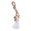 Heart Glass Perfume Bottle Hanging Ornament AUTO-PW0001-31-1