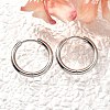 304 Stainless Steel Hoop Earrings for Women EJEW-M068-15E-P-3