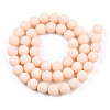 Opaque Glass Beads Strands GLAA-T032-P8mm-MD09-3