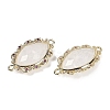 Natural Quartz Crystal Faceted Horse Eye Links G-B126-02G-05-2