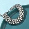 304 Stainless Steel Link Chain Bracelets for Women BJEW-D344-01P-3