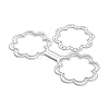 Flower Carbon Steel Cutting Dies Stencils DIY-P076-07-3