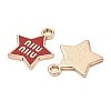 Alloy Enamel Pendants ENAM-G235-14G-05-2