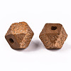 Painted Natural Wood Beads WOOD-T021-51A-09-2
