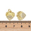 Brass Micro Pave Cubic Zirconia Pendants ZIRC-I367-04G-05-3