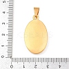 304 Stainless Steel with Rhinestone Pendants STAS-Z171-24G-02-3