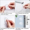 12Pcs 2 Style Door Knob Wall Shield AJEW-NB0002-44-5