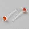 Resin Stud Earring Finding RESI-WH20001-08F-2