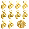 10Pcs Rack Plating Brass Pendants KK-SZ0002-55G-P-1