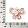 Rack Plating Brass Clear Cubic Zirconia Pendants KK-N255-11G-05-RS-3