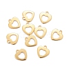 201 Stainless Steel Charms LS-STAS-K217-50C-G-3