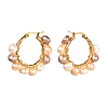 4 Pairs Vintage Natural Pearl Beads Earrings for Girl Women EJEW-JE04643-5