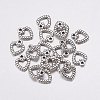 Heart Tibetan Style Alloy Charms AC0324-4