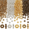 600pcs 4 Colors Tibetan Style Alloy Beads Daisy Spacer Beads TIBEB-SP0001-18-1