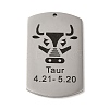 Non-Tarnish 304 Stainless Steel Pendants LS-STAS-C098-01D-P-1